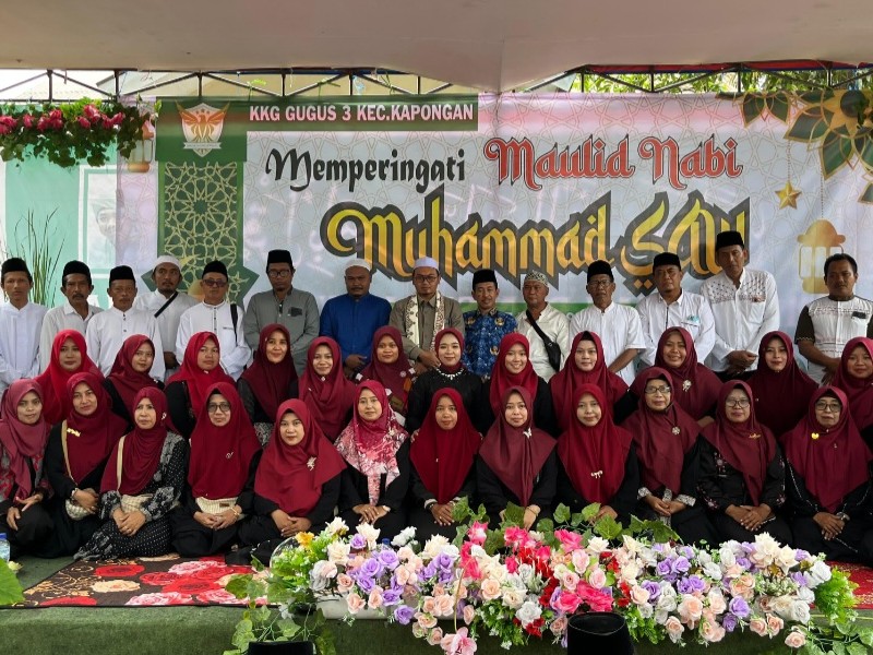 Peringatan Maulid Nabi Muhammad SAW oleh Gugus 3 Kecamtan Kapongan